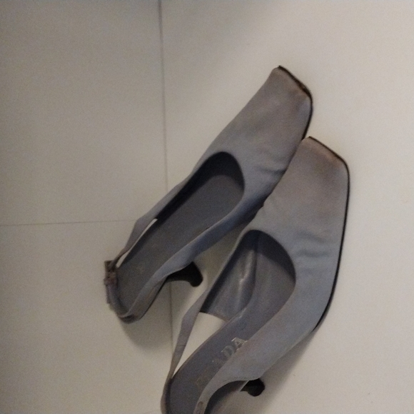 Vintage Prada Slingback Kitten Heels - Picture 3 of 9